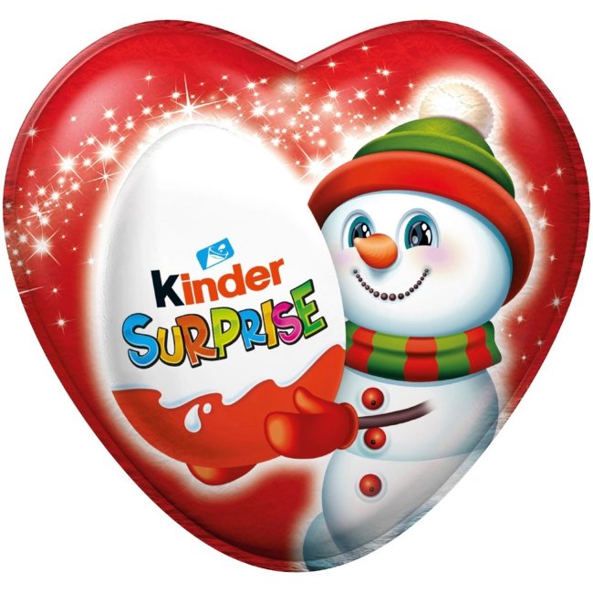 Шоколадное сердечко и игрушка Kinder 53 гр