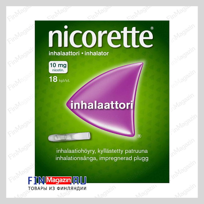 Ингалятор от курения Nicorette 10 мг 18 шт