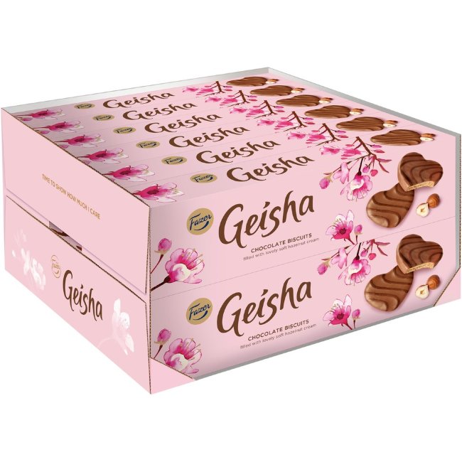 Шоколадное печенье Fazer Geisha 100 гр
