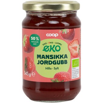 Органическое клубничное варенье Coop Eko 250 гр