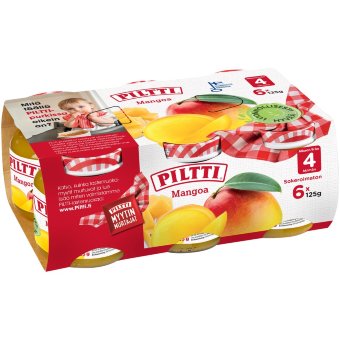 Piltti манго 6x125 гр с 4 месяцев
