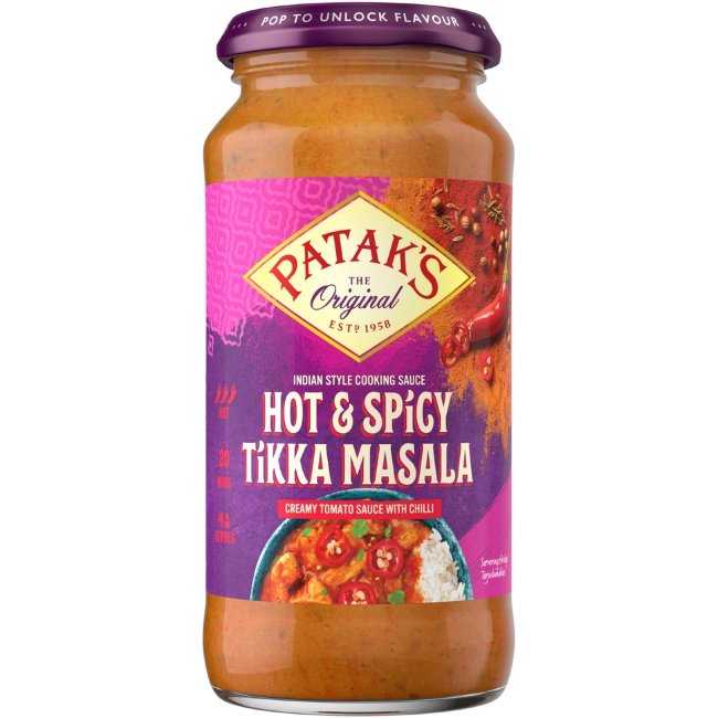 Острый и пряный карри-соус Tikka Masala Patak's 450 гр