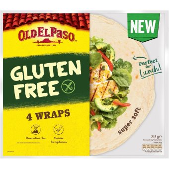 Безглютеновые тортильи Old El Paso (уп 4 шт) 215 гр