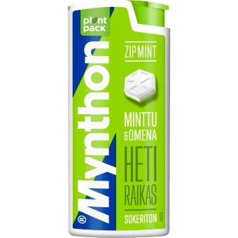 Жевательные пастилки Mynthon Zip Mint с яблочным вкусом 30 гр Жевательные пастилки Mynthon Zip Mint с яблочным вкусом 30 гр