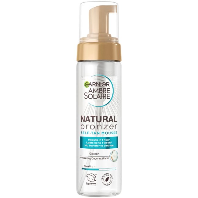 Автозагар-пенка Garnier Ambre Solaire Natural Bronzer для нормальной кожи 200 мл