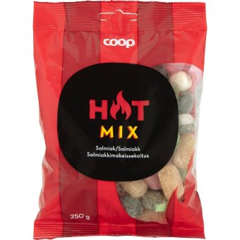 Ассорти карамельных конфет Coop Hot Mix 250 гр