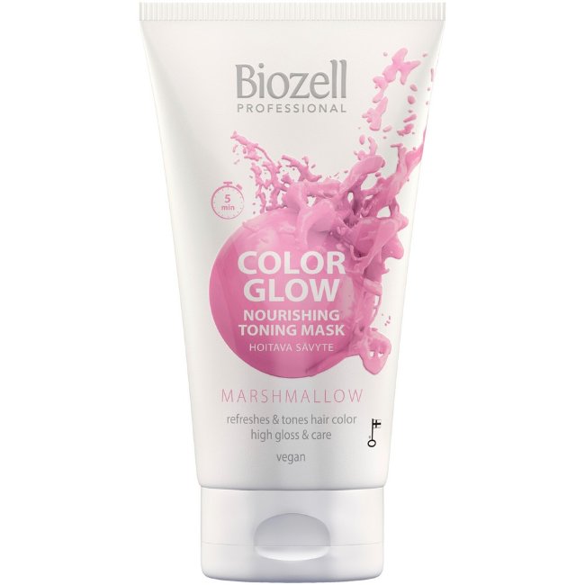 Ухаживающая тонирующая маска Biozell Color Glow Marshmallow 150 мл