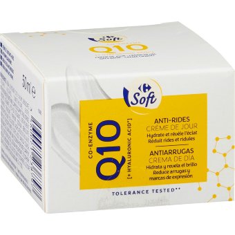 Дневной крем для лица Soft Q10 Carrefour 50 мл