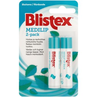 Бальзам для губ Blistex Medilip с календулой, мятой и эвкалиптом 2x4,25 гр