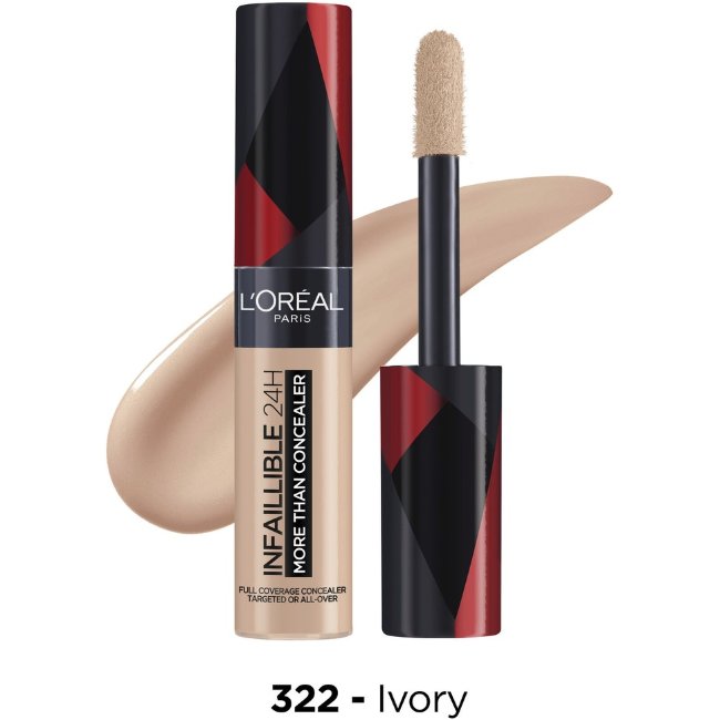 Консилер L'Oréal Paris Infaillible More Than Concealer 322 Ivory 11 мл Консилер L'Oréal Paris Infaillible More Than Concealer 322 Ivory 11 мл