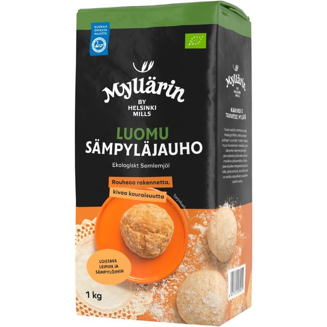 Мука пшеничная для сдобы (органическая) Myllarin Sämpyläjauho 1 кг