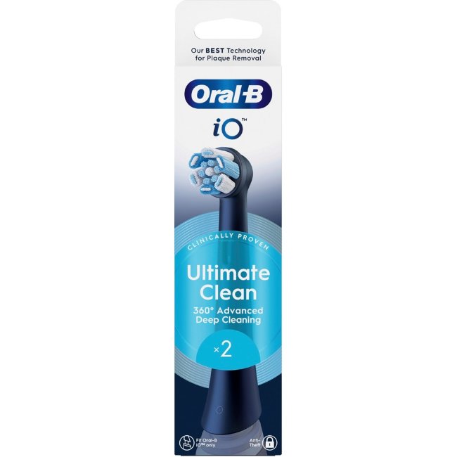 Насадки для Oral-B iO Ultimate Clean Black, 2 шт Насадки для Oral-B iO Ultimate Clean Black, 2 шт