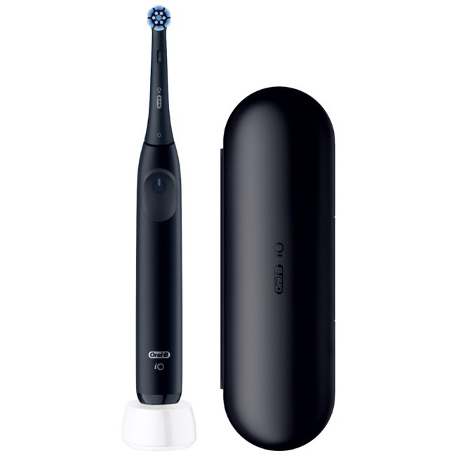 Электрическая зубная щетка Oral-B iO2 черная + дорожный футляр