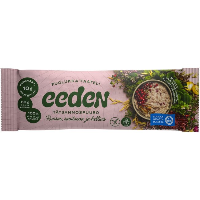 Овсяная каша Eeden Täysannospuuro с брусникой и финиками 60 гр Овсяная каша Eeden Täysannospuuro с брусникой и финиками 60 гр