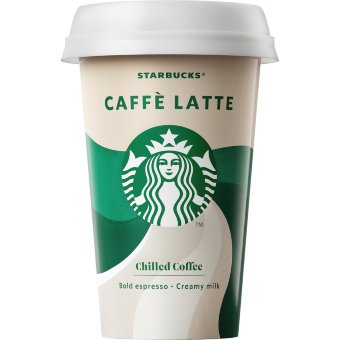 Молочный кофейный напиток Starbucks Caffè Latte 220 мл холодный кофейный напиток