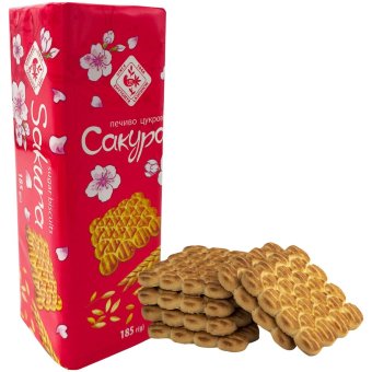 Сахарное печенье Zhytomyr Sakura 185 гр