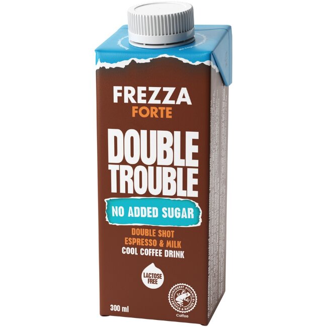 Молочный кофейный напиток Frezza Forte Double Trouble 300 мл без добавления сахара, без лактозы Молочный кофейный напиток Frezza Forte Double Trouble 300 мл без добавления сахара, без лактозы