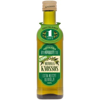 Оливковое масло Memmas Knossos extra virgin 500мл органическое
