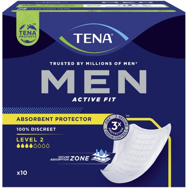 Защитные прокладки при недержании TENA Men Level 2 10 шт