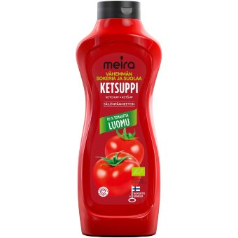 Органический кетчуп Meira с меньшим содержанием сахара и соли 900 гр