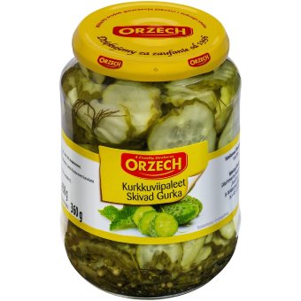 Огурцы ломтики в маринаде 650/360 гр