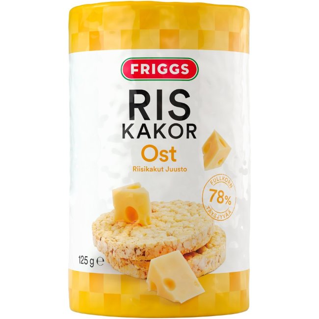 Рисовые галеты с сыром Friggs 125 гр