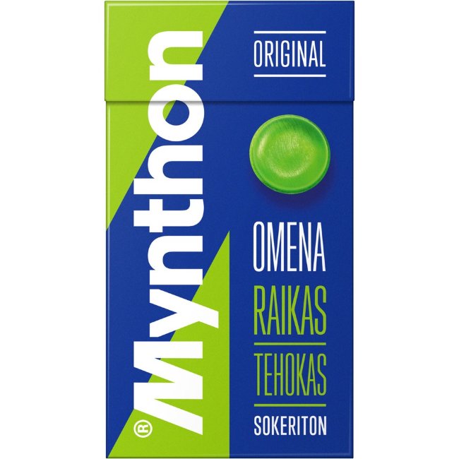 Пастилки без сахара (яблоко, мята) Mynthon 31 гр