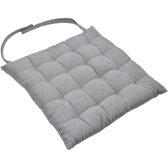 Подушка для сиденья Tex Home 38 x 38 см chambray светло-серый