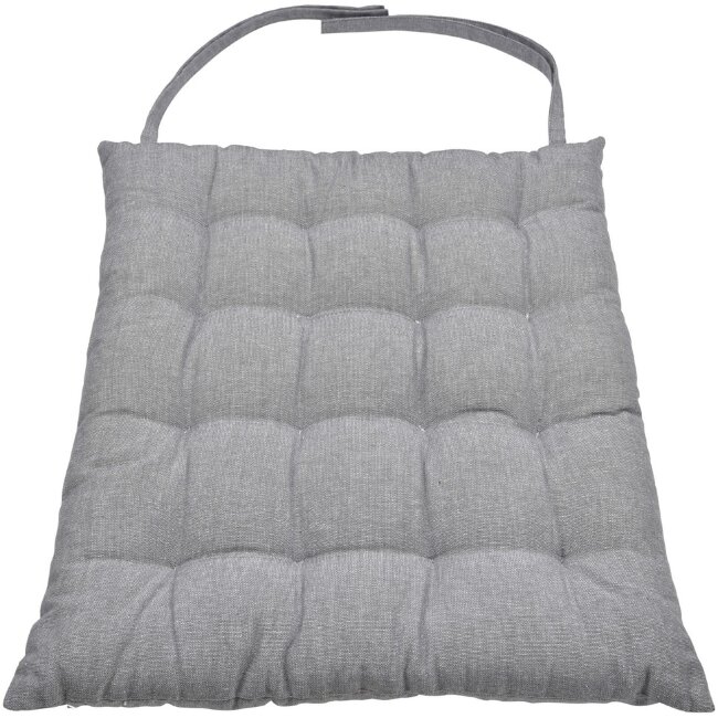 Подушка для сиденья Tex Home 38 x 38 см chambray светло-серый