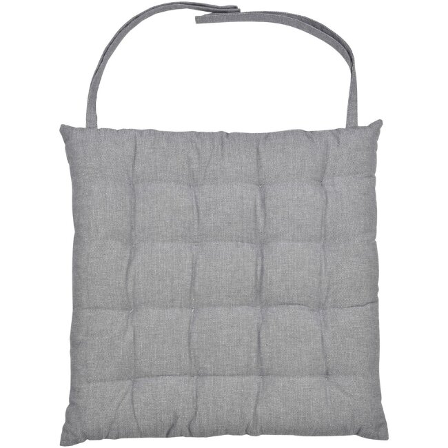 Подушка для сиденья Tex Home 38 x 38 см chambray светло-серый