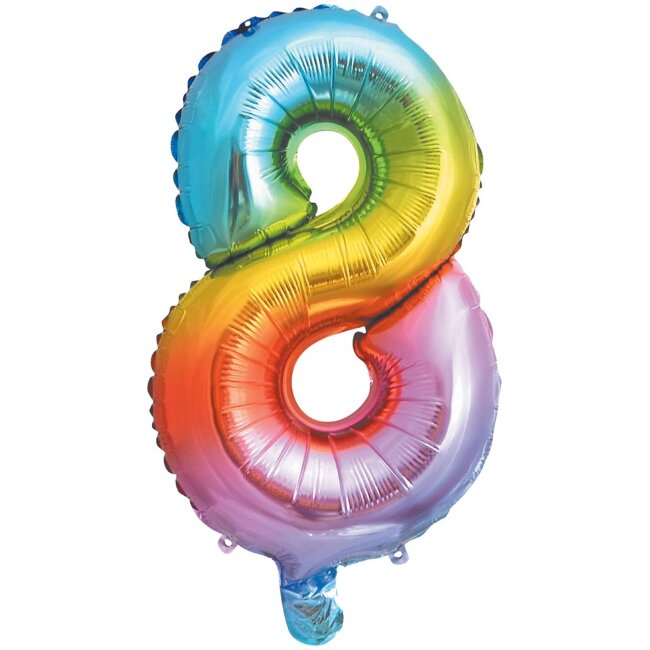 Праздничный фольгированный шар Decorata Party Rainbow 35 см № 8 Праздничный фольгированный шар Decorata Party Rainbow 35 см № 8