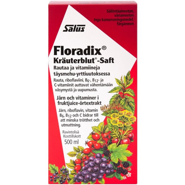 Витамины с железом SALUS FLORADIX Salus 500 мл