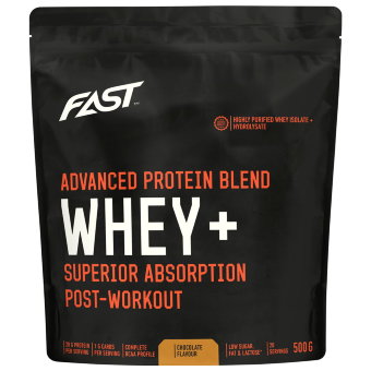 Изолят сывороточного белка FAST Whey+ (шоколад) 500 гр