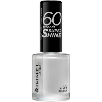 Лак для ногтей Rimmel 8 мл 60 seconds Super Shine 730 Silver Bullet