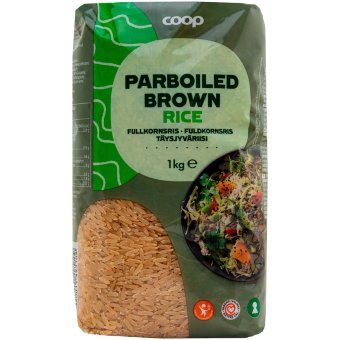 Рис бурый быстрого приготовления Coop 1 кг