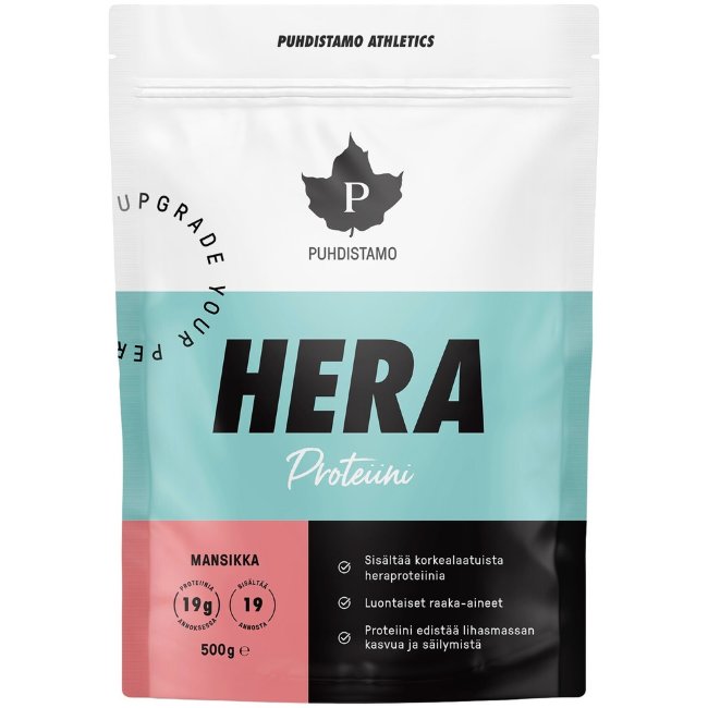 Протеин из сыворотки Puhdistamo Athletics со вкусом клубники 500 гр