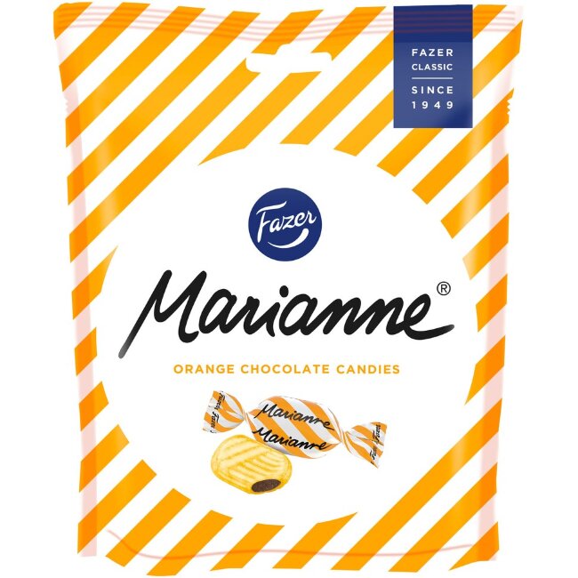 Мармеладные конфеты Fazer Marianne Апельсин 220 гр