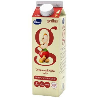 Сок Valio Gefilus® 1 л яблоко-имбирь + цинк