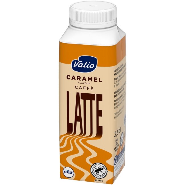 Молочный кофе Valio Latte caramel 250 мл без лактозы Молочный кофе Valio Latte caramel 250 мл без лактозы