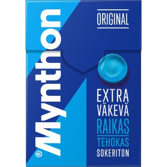 Пастилки ментола без сахара Mynthon Extra 85 гр