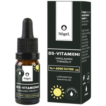 Капли Nogel D3 с облепиховым маслом 4000 IU 10 мл