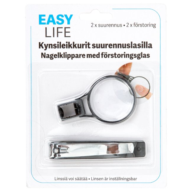 Кусачки маникюрные с увеличительным стеклом 1 шт