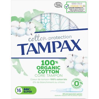 Тампоны Tampax Organic Cotton Super 16 шт