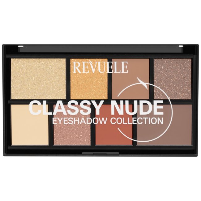 Палетка матовых теней для век Revuele Classy nude