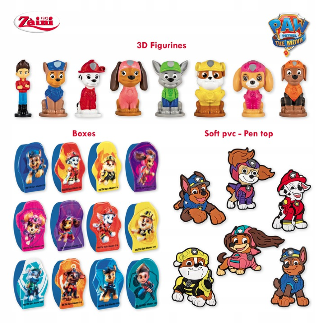 Шоколадное яйцо с сюрпризом  PAW PATROL 3x20 гр