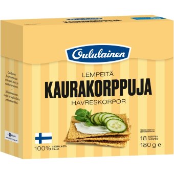 Хлебцы Oululainen 180 гр