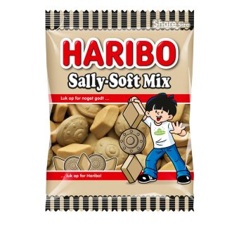 Мягкие конфеты HARIBO Sally-Soft микс 100 гр салмиаковая пена