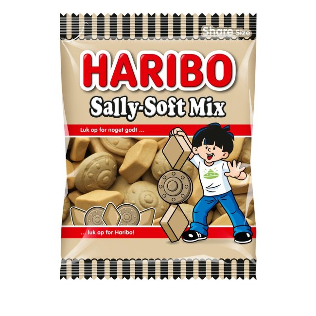 Мягкие конфеты HARIBO Sally-Soft микс 100 гр салмиаковая пена