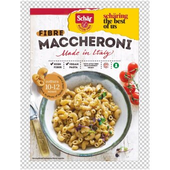 Макароны Schär Maccheroni с высоким содержанием клетчатки без глютена 450 гр