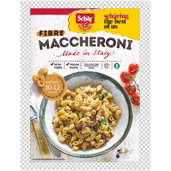 Макароны Schär Maccheroni с высоким содержанием клетчатки без глютена 450 гр Макароны Schär Maccheroni с высоким содержанием клетчатки без глютена 450 гр